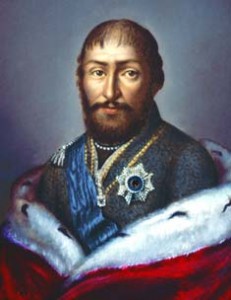 S.M. Jorge XII, último Rey de toda Georgia y cuarto abuelo de S.A.R. el Príncipe Nugzar